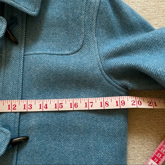 Ben Sherman Blue Wool Blend Coat Size S - Picture 13 of 16